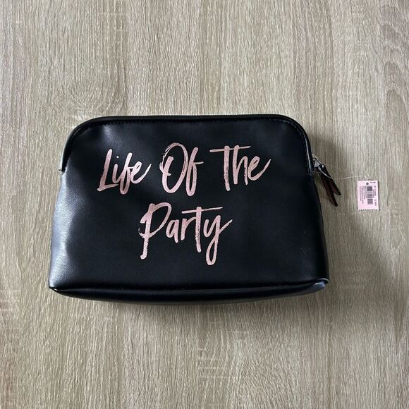 NWT … VICTORIA’S SECRET “Life Of The Party” Makeup Bag - Picture 2 of 3